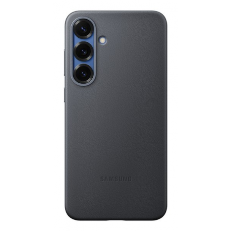 Samsung EF-VS936 - Back cover for mobile phone - faux leather - black - for Galaxy S25+ - 0