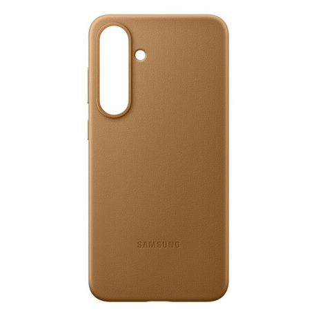 Samsung EF-VS936 - Back cover for mobile phone - faux leather - camel - for Galaxy S25+ - 0