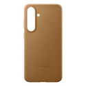 Samsung EF-VS936 - Back cover for mobile phone - faux leather - camel - for Galaxy S25+