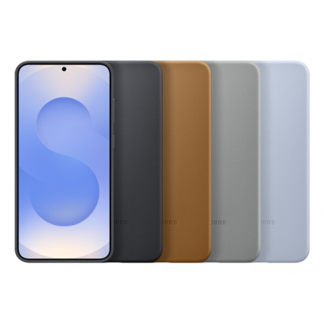Samsung EF-VS936 - Back cover for mobile phone - faux leather - camel - for Galaxy S25+ - 1