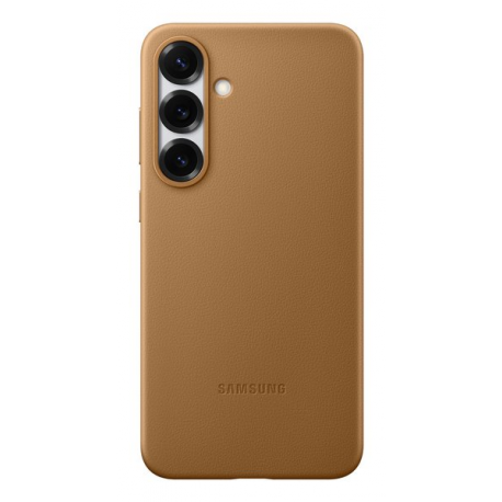 Samsung EF-VS936 - Back cover for mobile phone - faux leather - camel - for Galaxy S25+ - 3