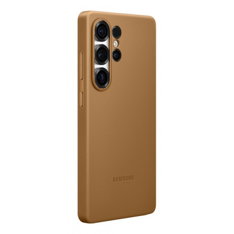 Samsung EF-VS938 - Back cover for mobile phone - faux leather - camel - for Galaxy S25 Ultra - 2