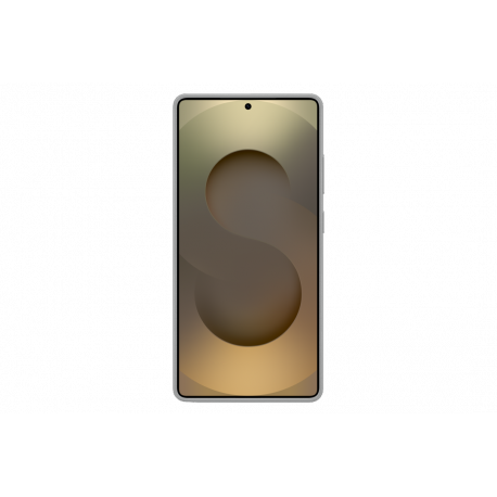 Samsung EF-VS938 - Back cover for mobile phone - faux leather - grey - for Galaxy S25 Ultra - 1