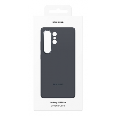 Samsung EF-PS938 - Back cover for mobile phone - silicone - black - for Galaxy S25 Ultra - 2
