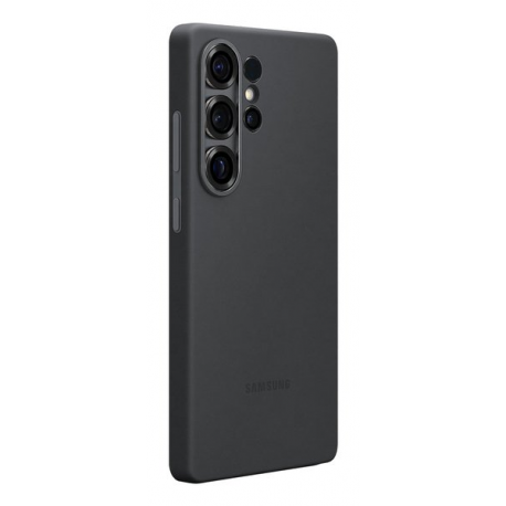 Samsung EF-PS938 - Back cover for mobile phone - silicone - black - for Galaxy S25 Ultra - 3