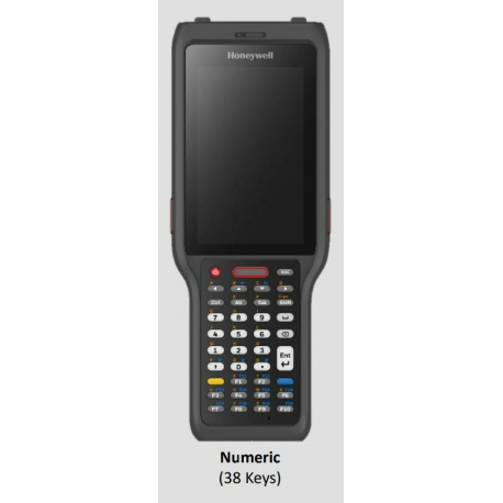 Honeywell CK62 - Data collection terminal - rugged - Android 14 or later - 128 GB - 4" colour (480 x 800) - rear camera - barcode reader - (2D imager) - microSD slot - Bluetooth, Wi-Fi 6E, Bluetooth - 4G, 5G - 0