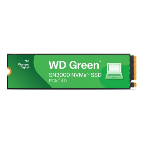 WD Green SN3000 WDS500G4G0E-00CPS0 - SSD - 500 GB - internal - M.2 2280 - PCIe 4.0 x4 (NVMe) - 1