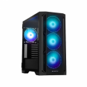 Chieftec APEX LUMO - Tower - extended ATX - windowed side panel (tempered glass) - no power supply (ATX) - black - USB / Audio