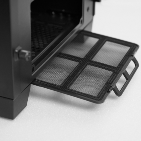 Chieftec APEX LUMO - Tower - extended ATX - windowed side panel (tempered glass) - no power supply (ATX) - black - USB / Audio - 9