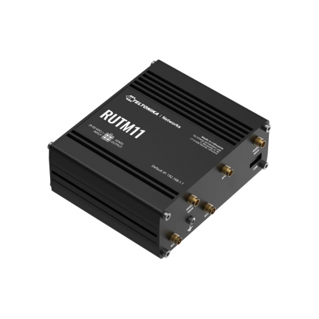Teltonika RUTM11 - Wireless router - WWAN 4-port switch - 1GbE, PPP - Wi-Fi 5 - Dual Band - 3G, 4G - DIN rail mountable, wall-mountable, surface-mountable - 2