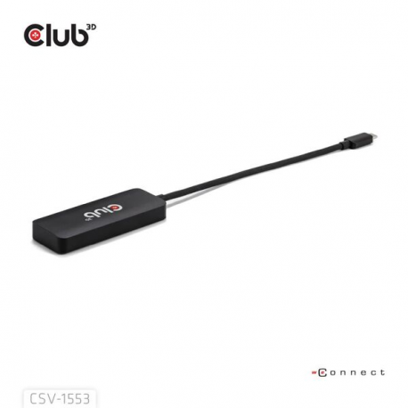 Club 3D CSV-1553 - Docking station - USB-C / Thunderbolt 4 - 3 x DP++ - 5
