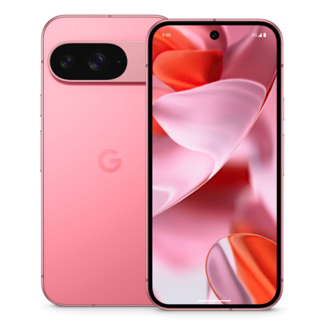 Google Pixel 9 - 5G smartphone - dual-SIM - RAM 12 GB  /  Internal Memory 128 GB - OLED display - 6.3" - 2424 x 1080 pixels (120 Hz) - 2x rear cameras 50 MP, 48 MP - front camera 10.5 MP - peony - 6