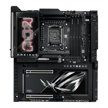 ASUS ROG MAXIMUS Z890 EXTREME - Motherboard - ATX - LGA1851 Socket - Z890 Chipset - USB4, USB 3.2 Gen 1, USB-C 3.2 Gen2, USB 3.2 Gen 2 - Wi-Fi 7, Bluetooth, 10 Gigabit LAN - onboard graphics (CPU required) - HD Audio (8-channel) - 7
