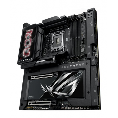 ASUS ROG MAXIMUS Z890 EXTREME - Motherboard - ATX - LGA1851 Socket - Z890 Chipset - USB4, USB 3.2 Gen 1, USB-C 3.2 Gen2, USB 3.2 Gen 2 - Wi-Fi 7, Bluetooth, 10 Gigabit LAN - onboard graphics (CPU required) - HD Audio (8-channel) - 16