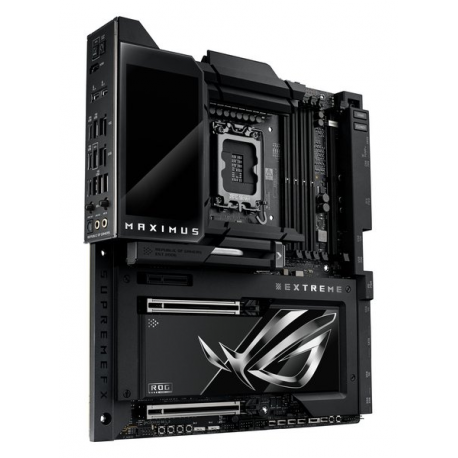 ASUS ROG MAXIMUS Z890 EXTREME - Motherboard - ATX - LGA1851 Socket - Z890 Chipset - USB4, USB 3.2 Gen 1, USB-C 3.2 Gen2, USB 3.2 Gen 2 - Wi-Fi 7, Bluetooth, 10 Gigabit LAN - onboard graphics (CPU required) - HD Audio (8-channel) - 26