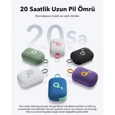 Soundcore Select 4 Go - Speaker - for portable use - wireless - Bluetooth - App-controlled - 5 Watt - black - 1