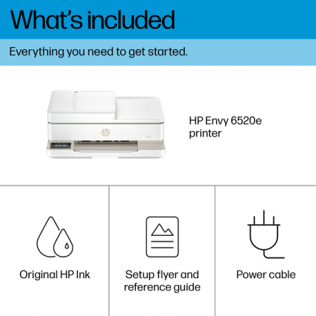 HP ENVY 6520e All-in-One - Multifunction printer - colour - ink-jet - 216 x 297 mm (original) - A4 / Letter (media) - up to 8 ppm (copying) - up to 20 ppm (printing) - 100 sheets - Wi-Fi(ac), USB 2.0 - portobello - 22