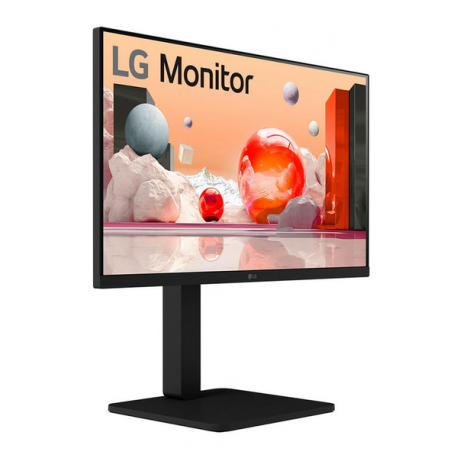 LG 24BA550-B - LED monitor - 24" (23.8" viewable) - 1920 x 1080 Full HD (1080p) @ 100 Hz - IPS - 250 cd / m² - 1300:1 - 5 ms - HDMI, VGA, DisplayPort - speakers - 8