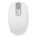 Logitech M196 - Mouse - right and left-handed - optical - 3 buttons - wireless - Bluetooth - off white