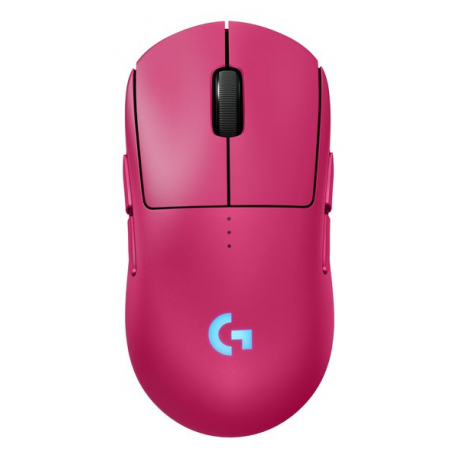 Logitech G PRO 2 - Mouse - gaming - right and left-handed - optical - 8 buttons - wireless, wired - 2.4 GHz, USB - USB Logitech LIGHTSPEED receiver - pink - 0