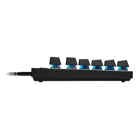 Logitech G PRO X RAPID - Keyboard - TKL - backlit - USB - QWERTY - Nordic (Danish/Finnish/Norwegian/Swedish) - key switch: Linear - black - 4