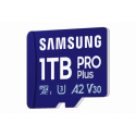 Samsung PRO Plus MB-MD1T0SB - Flash memory card - 1 TB - A2 / Video Class V30 / UHS-I U3 - microSDXC UHS-I - blue