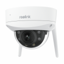 Reolink W437 - Network surveillance camera - zoom - dome - vandal / weatherproof - colour (Day&Night) - 8 MP - 3840 x 2160 - 4K - motorized - audio - wireless - Wi-Fi - LAN 10 / 100 - H.265 - DC 12 V