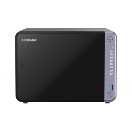 QNAP TS-632X-4G - NAS server - 6 bays - SATA 6Gb/s - RAID JBOD, 0, 1, 5, 6, 10, 50, 60 - RAM 4 GB - Gigabit Ethernet / 2.5 Gigabit Ethernet / 10 Gigabit Ethernet - iSCSI support - 2