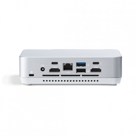 ASUS NUC 14 Pro+ Kit RNUC14RVSU500002I - Barebone - mini PC - 1 x Core Ultra 5 125H  /  1.2 GHz - RAM 0 GB - Intel Arc Graphics - Gigabit Ethernet, 2.5 Gigabit Ethernet, IEEE 802.11ax (Wi-Fi 6E), Bluetooth 5.3 WLAN: - 802.11a / b / g / n / ac / ax (Wi-Fi 6E), Bluetooth 5.3 - white - 3