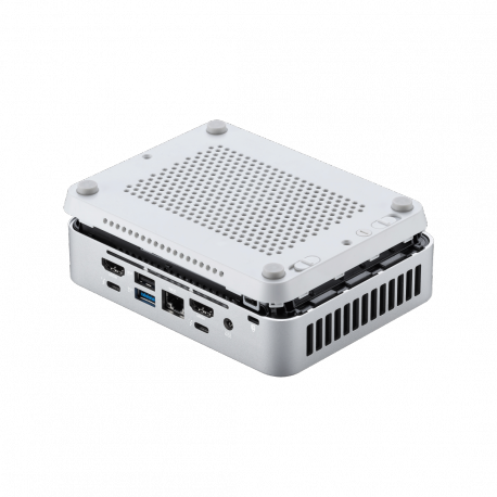 ASUS NUC 14 Pro+ Kit RNUC14RVSU500002I - Barebone - mini PC - 1 x Core Ultra 5 125H  /  1.2 GHz - RAM 0 GB - Intel Arc Graphics - Gigabit Ethernet, 2.5 Gigabit Ethernet, IEEE 802.11ax (Wi-Fi 6E), Bluetooth 5.3 WLAN: - 802.11a / b / g / n / ac / ax (Wi-Fi 6E), Bluetooth 5.3 - white - 13