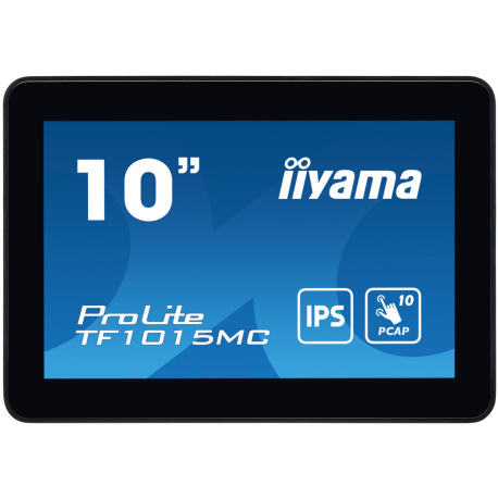 iiyama ProLite TF1015MC-B3 - LCD monitor - 10.1" - open frame - touchscreen - 1280 x 800 WXGA - IPS - 500 cd / m² - 800:1 - 29 ms - HDMI, VGA, DisplayPort - black - 0