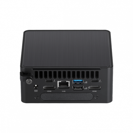 ASUS NUC 14 Pro RNUC14RVHI300002I - Barebone - mini PC - 1 x Core 3 100U  /  up to 4.7 GHz - RAM 0 GB - Intel Arc Graphics - Gigabit Ethernet, 2.5 Gigabit Ethernet, IEEE 802.11ax (Wi-Fi 6E), Bluetooth 5.3 WLAN: - 802.11a / b / g / n / ac / ax (Wi-Fi 6E), Bluetooth 5.3 - black - 7