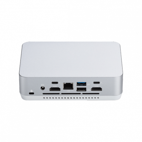 ASUS NUC 14 Pro+ RNUC14RVSU900000I - Barebone - mini PC - 1 x Core Ultra 9 185H  /  2.3 GHz - RAM 0 GB - Intel Arc Graphics - Gigabit Ethernet, 2.5 Gigabit Ethernet, IEEE 802.11ax (Wi-Fi 6E), Bluetooth 5.3 WLAN: - 802.11a / b / g / n / ac / ax (Wi-Fi 6E), Bluetooth 5.3 - silver - 4