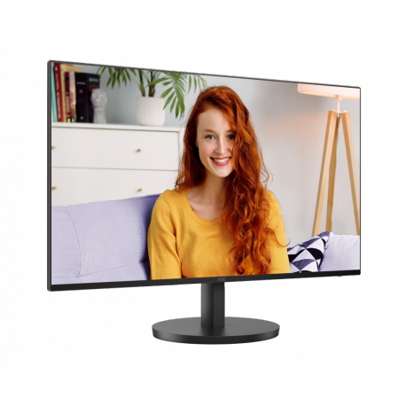 AOC Basic-line 24B3HA2 - LED monitor - 24" (23.8" viewable) - 1920 x 1080 Full HD (1080p) @ 100 Hz - IPS - 250 cd / m² - 1 ms - HDMI, VGA - speakers - black - 2