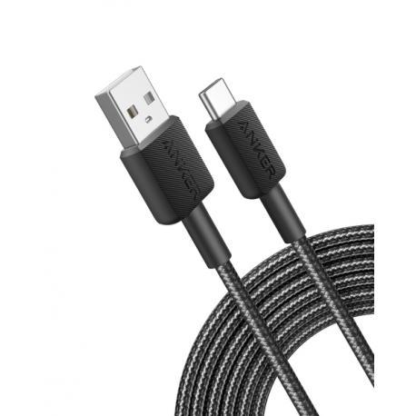 Anker 322 - USB cable - USB (M) to 24 pin USB-C (M) - 5 V - 3 A - 1.8 m - black - 4