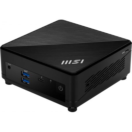 MSI Cubi 5 12M 020BDE - Barebone - mini PC - 1 x Core i7 1255U  /  1.7 GHz - RAM 0 GB - Intel Iris Xe Graphics - GigE, 2.5 GigE, 802.11ax (Wi-Fi 6E), Bluetooth 5.3 - WLAN: 802.11a / b / g / n / ac / ax (Wi-Fi 6E), Bluetooth 5.3 - black - 0