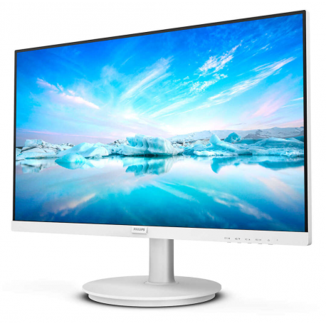 Philips V-line 271V8AW - LED monitor - 27" - 1920 x 1080 Full HD (1080p) @ 75 Hz - IPS - 250 cd / m² - 1000:1 - 4 ms - HDMI, VGA - speakers - textured white - 2