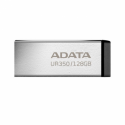 ADATA UR350 - USB flash drive - 128 GB - USB 3.2 Gen 1 - black, nickel