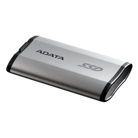 ADATA SD810 - SSD - 4 TB - external (portable) - USB 3.2 Gen 2x2 (USB-C connector) - silver - 8