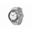 Samsung Galaxy Watch6 Classic - 47 mm - smart watch with band - hybrid eco-leather - silver - band size: M / L - display 1.5" - 16 GB - NFC, Wi-Fi, Bluetooth - 59 g - silver