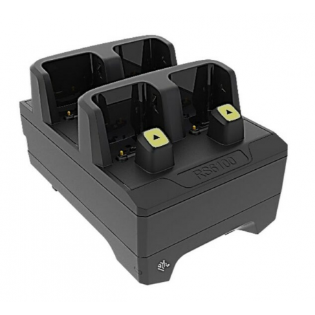 Zebra - Barcode scanner battery charger - two bay - for Zebra RS5100, RS6100 - 0