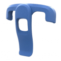 Zebra - Handheld holder clip - blue