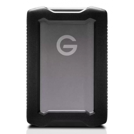 SanDisk Professional G-DRIVE ArmorATD - Hard drive - 5 TB - external (portable) - 2.5" - USB 3.2 Gen 1  /  Thunderbolt 3 (USB-C connector) - space grey - 2