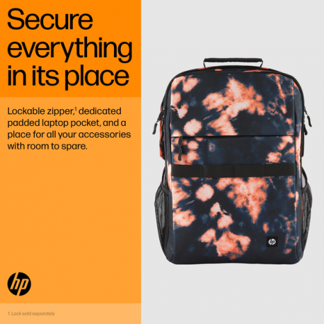 HP - Campus XL - notebook carrying backpack - 16.1" - stone marble - 11