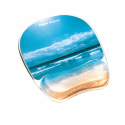 Fellowes Photo Gel - Mouse pad with wrist pillow - multicolour, sandy beach