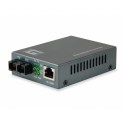 LevelOne FVT-1106 - Fibre media converter - 100Mb LAN - 10Base-T, 100Base-FX, 100Base-TX - RJ-45 / SC single-mode - up to 120 km - 1310 nm