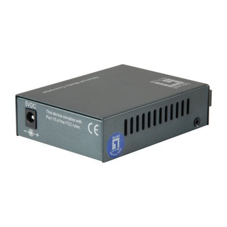 LevelOne FVT-1105 - Fibre media converter - 100Mb LAN - 10Base-T, 100Base-FX, 100Base-TX - RJ-45  /  SC single-mode - up to 80 km - 1310 nm - 1