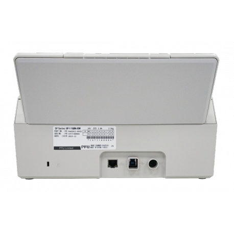 Fujitsu SP-1120N - Document scanner - Dual CIS - Duplex - 216 x 355.6 mm - 600 dpi x 600 dpi - up to 20 ppm (mono)  /  up to 20 ppm (colour) - ADF (50 sheets) - up to 3000 scans per day - Gigabit LAN, USB 3.2 Gen 1x1 - 5