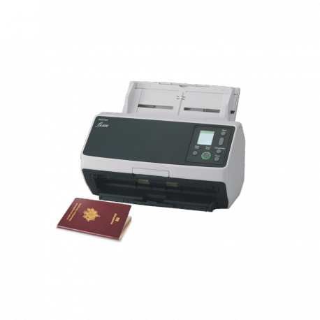 Fujitsu fi-8190 - Document scanner - Dual CIS - Duplex - 216 x 355.6 mm - 600 dpi x 600 dpi - up to 90 ppm (mono)  /  up to 90 ppm (colour) - ADF (100 sheets) - up to 13000 scans per day - Gigabit LAN, USB 3.2 Gen 1 - 14