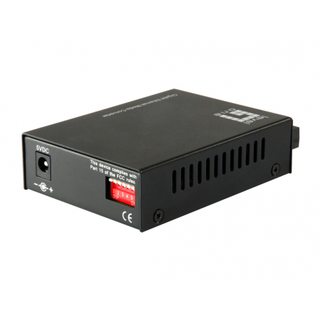 LevelOne GVT-2002 - Fibre media converter - GigE - 10Base-T, 1000Base-SX, 100Base-TX, 1000Base-T - RJ-45  /  SC multi-mode - up to 20 km - 1310 nm - 1